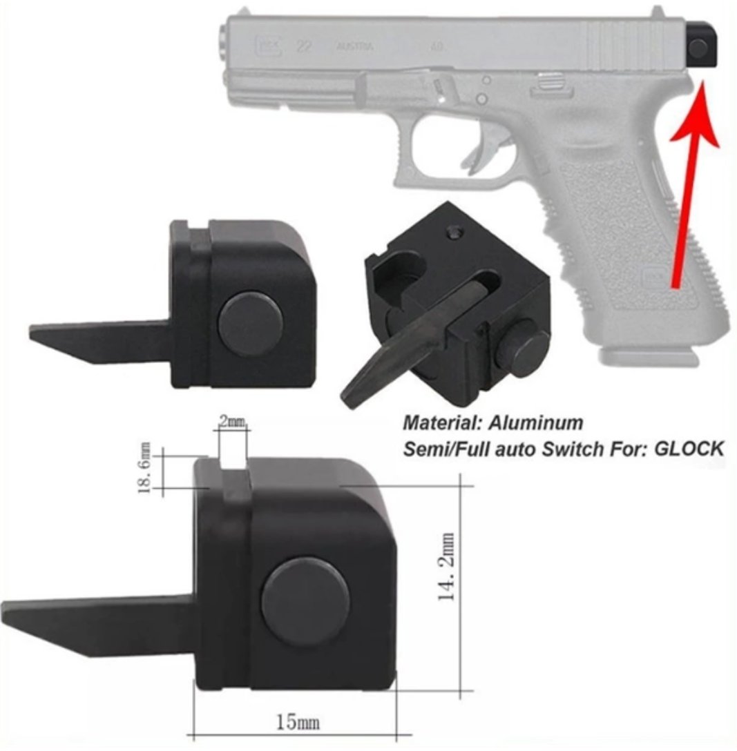 有 几 家 枪 械 零 件 作 坊 生 产 有 能 让 Glock 半 自 动 手 枪 变 成 有 全 自 动 功 能... 