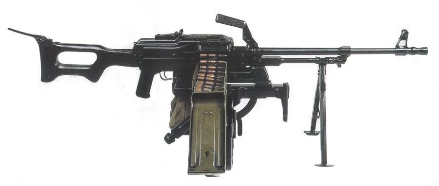 PKMB改进型装甲车组成员机枪（1962年）